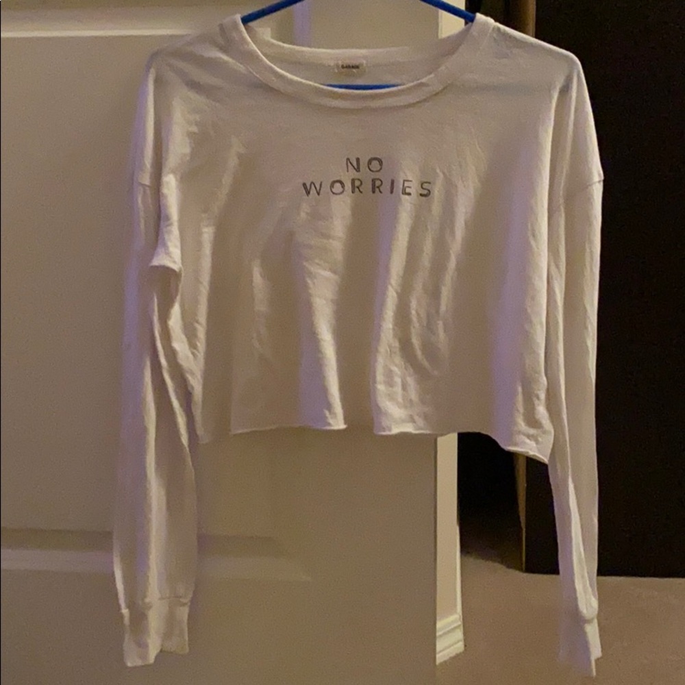 White graphic tee